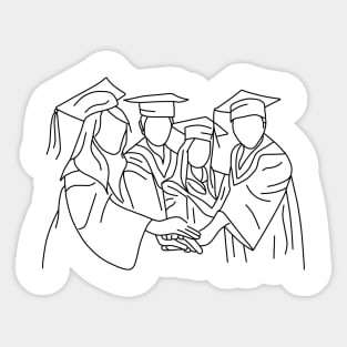 graduation party Sticker